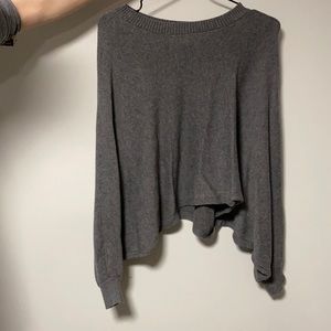 Cute grey knit sweater